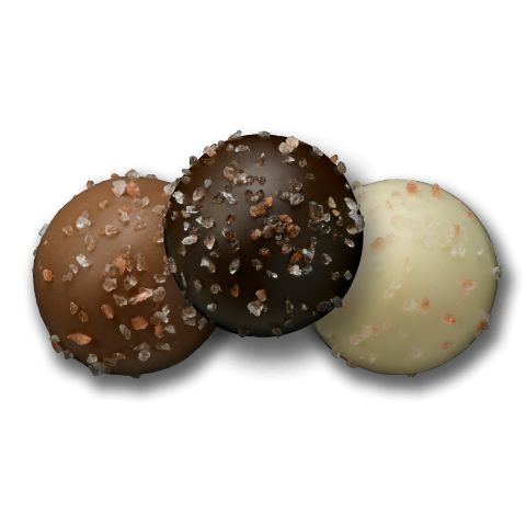 Sea-salt Caramel Chocolate Truffles - Chocolate Works of Bellmore