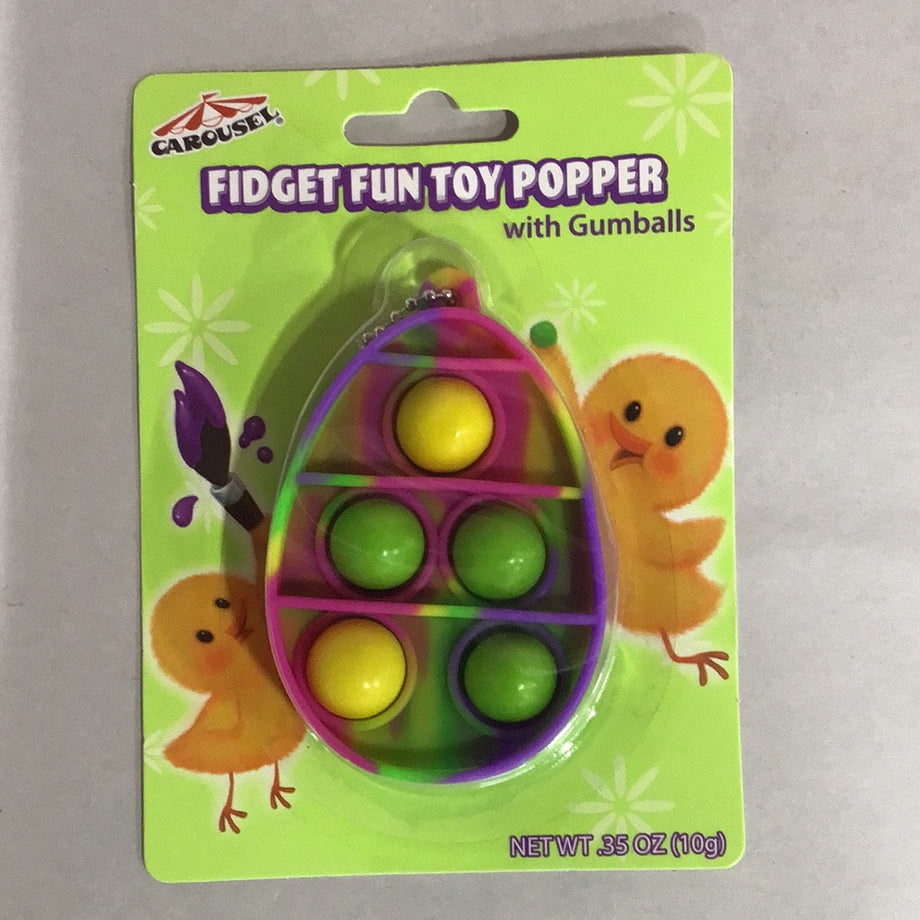 Fidget Fun Toy Popper W Gum